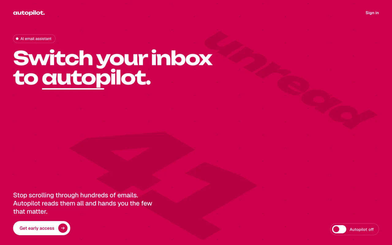Autopilot switch, preview